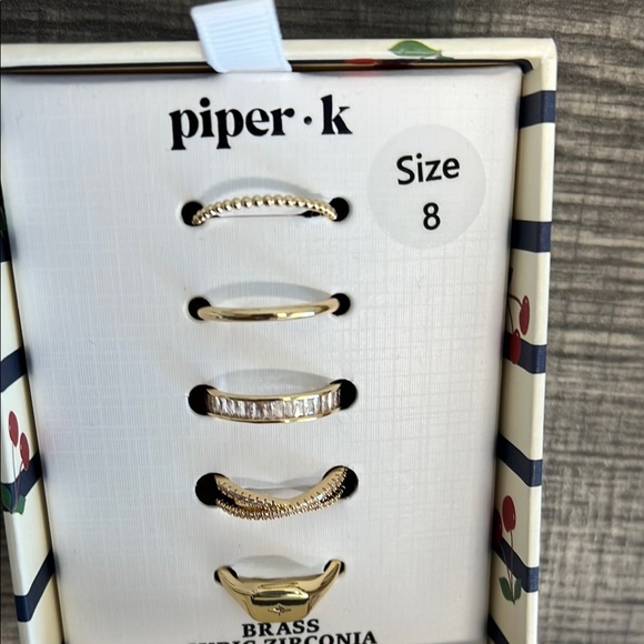 Piper K Stackable Ring Set | Size 9 - Picture 5 of 5